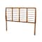 Baxton Studio Carolyn Mid-Century Modern Ash Walnut Finished Wood King Size Headboard 181-11149-Zoro - alternate 1